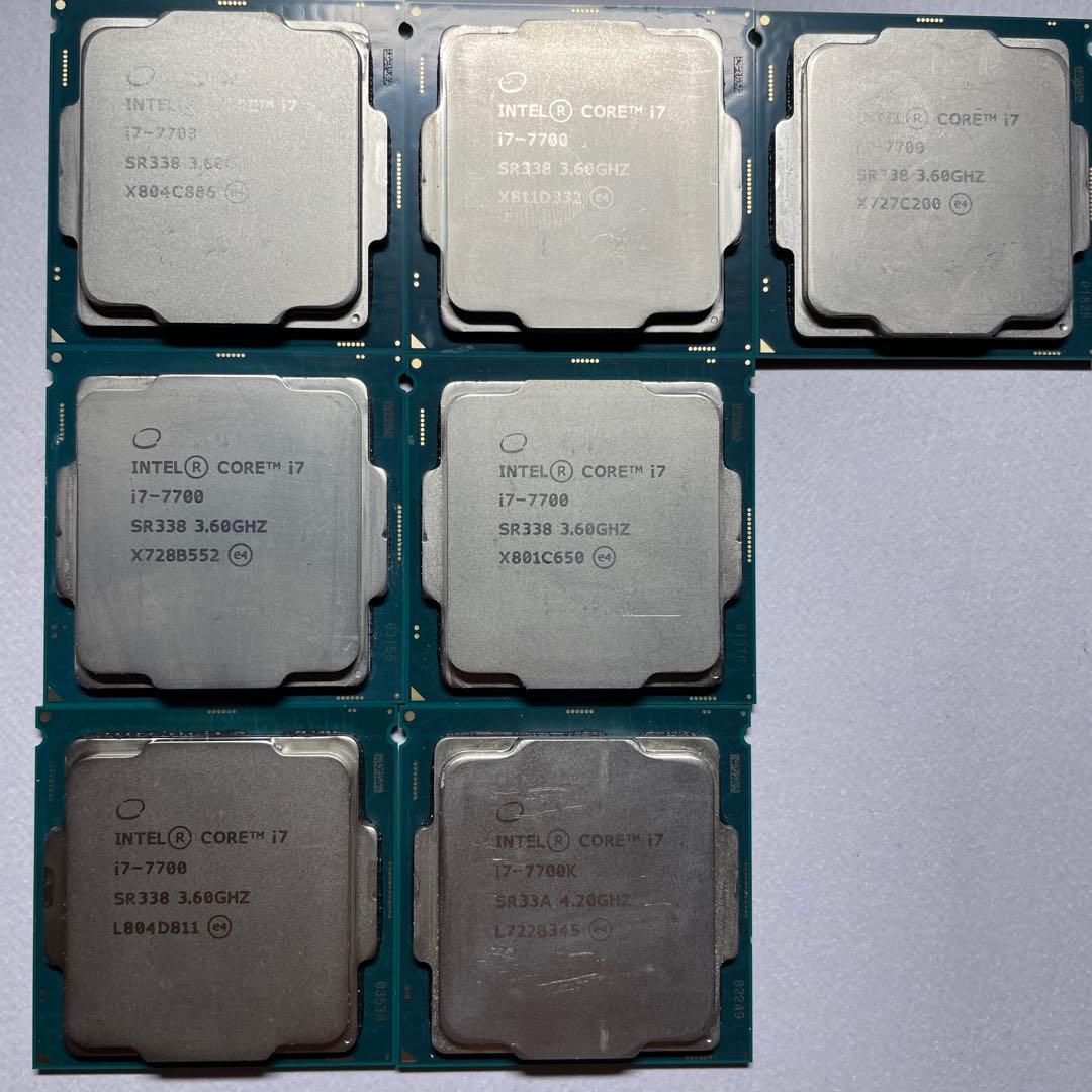 Intel Core i7-7700 CPU 3.60GHz ②