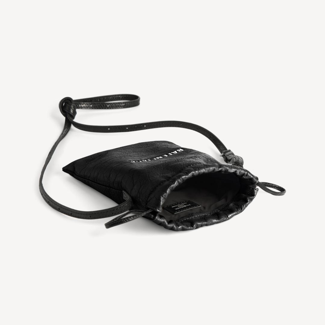 本日最終日】BALENCIAGA フォンホルダー ブラック ショルダーバッグ