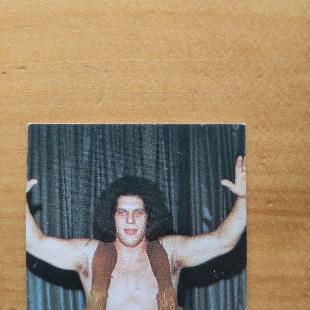 希少品 新日本プロレス「アンドレ・ザ・ジャイアント ミニカード