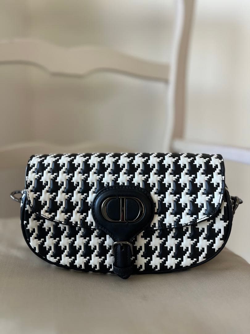 Christian Dior】ディオールBobbyボビーEW 千鳥格子柄バッグ - メルカリ
