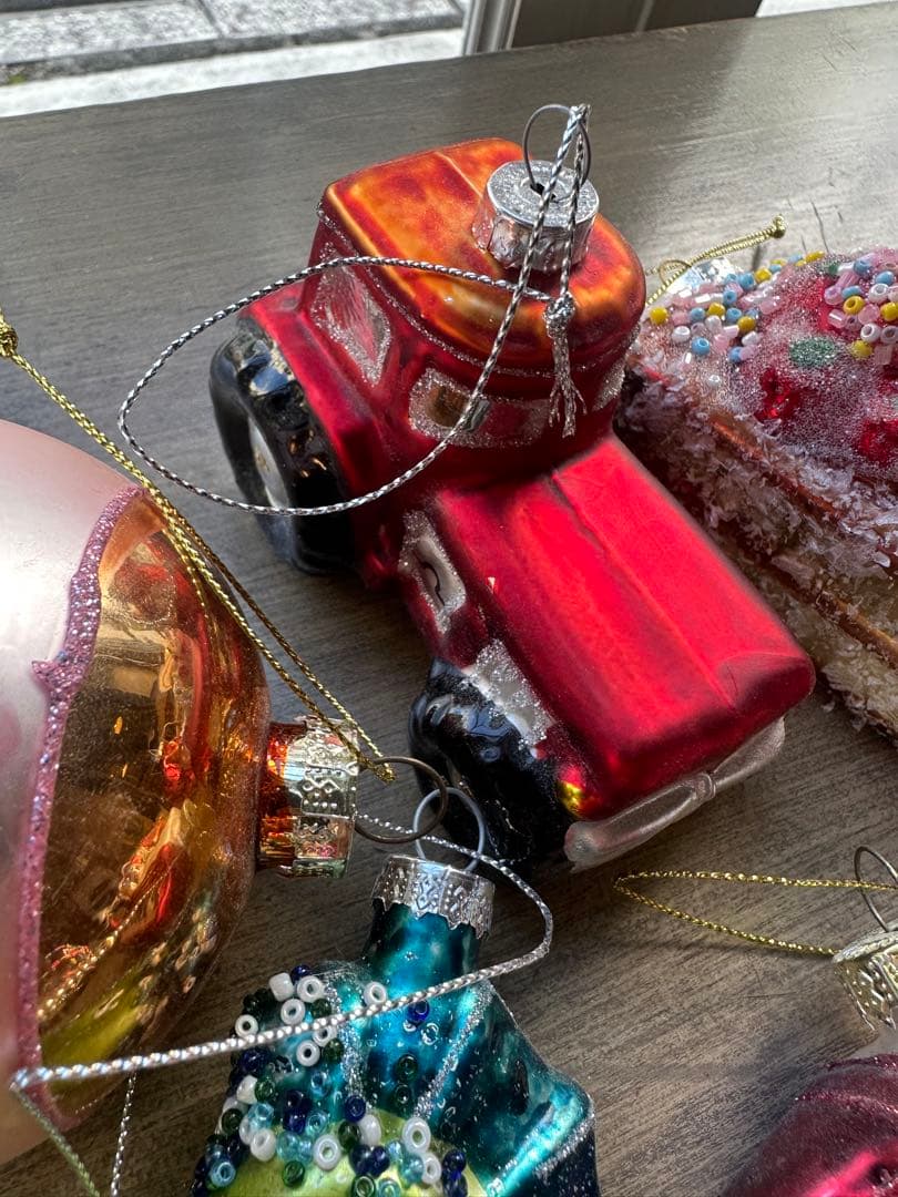 フライングタイガー ガラス製オーナメントセット クリスマス 12個