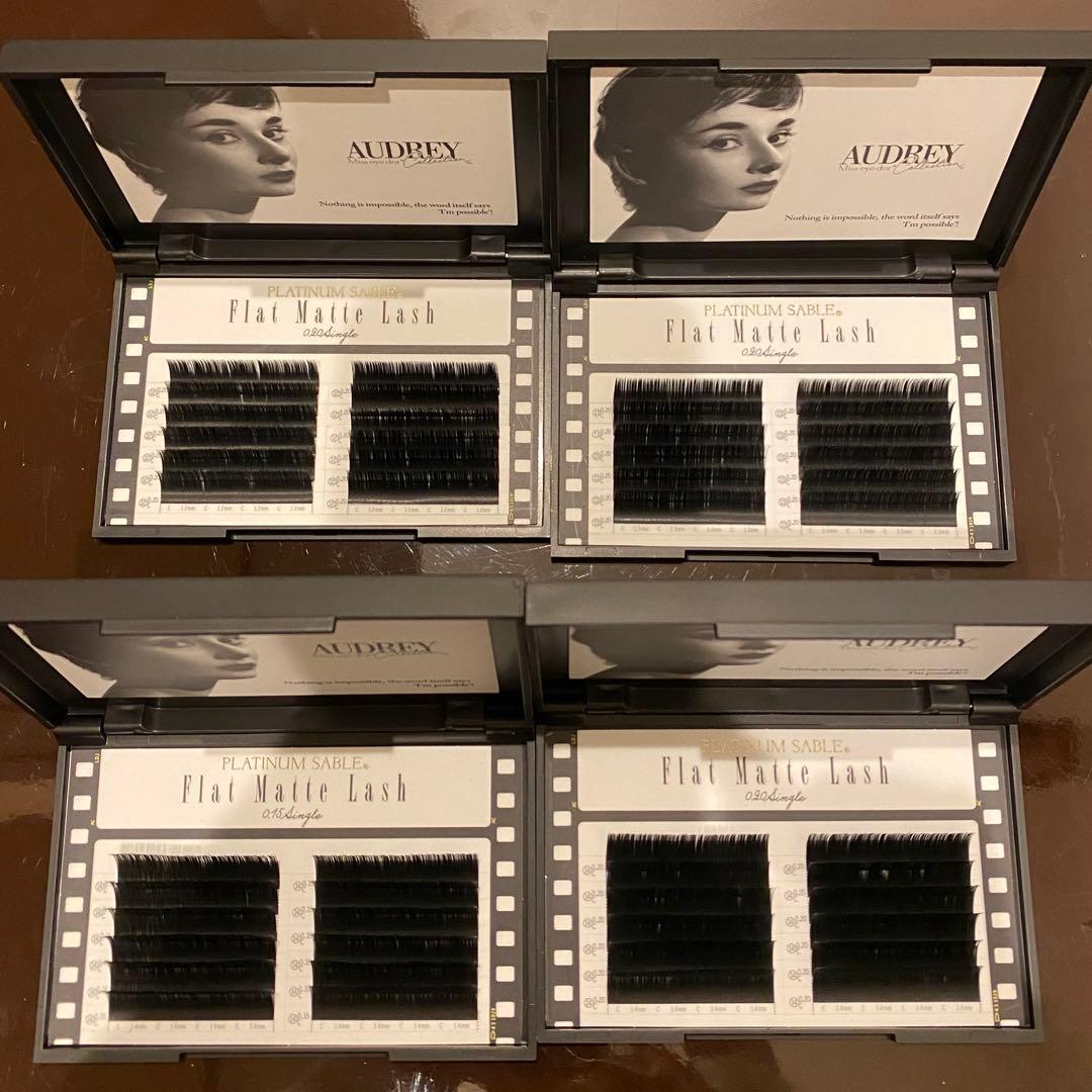 AUDREY 未使用品 マツエク/まつ毛エクステ 4箱まとめ売り