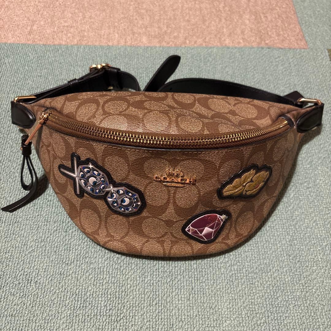 COACH パッチ付きボディバッグ ブラウン Amazon | [コーチ] ボディバッグ ベサニー シグネチャー レディース