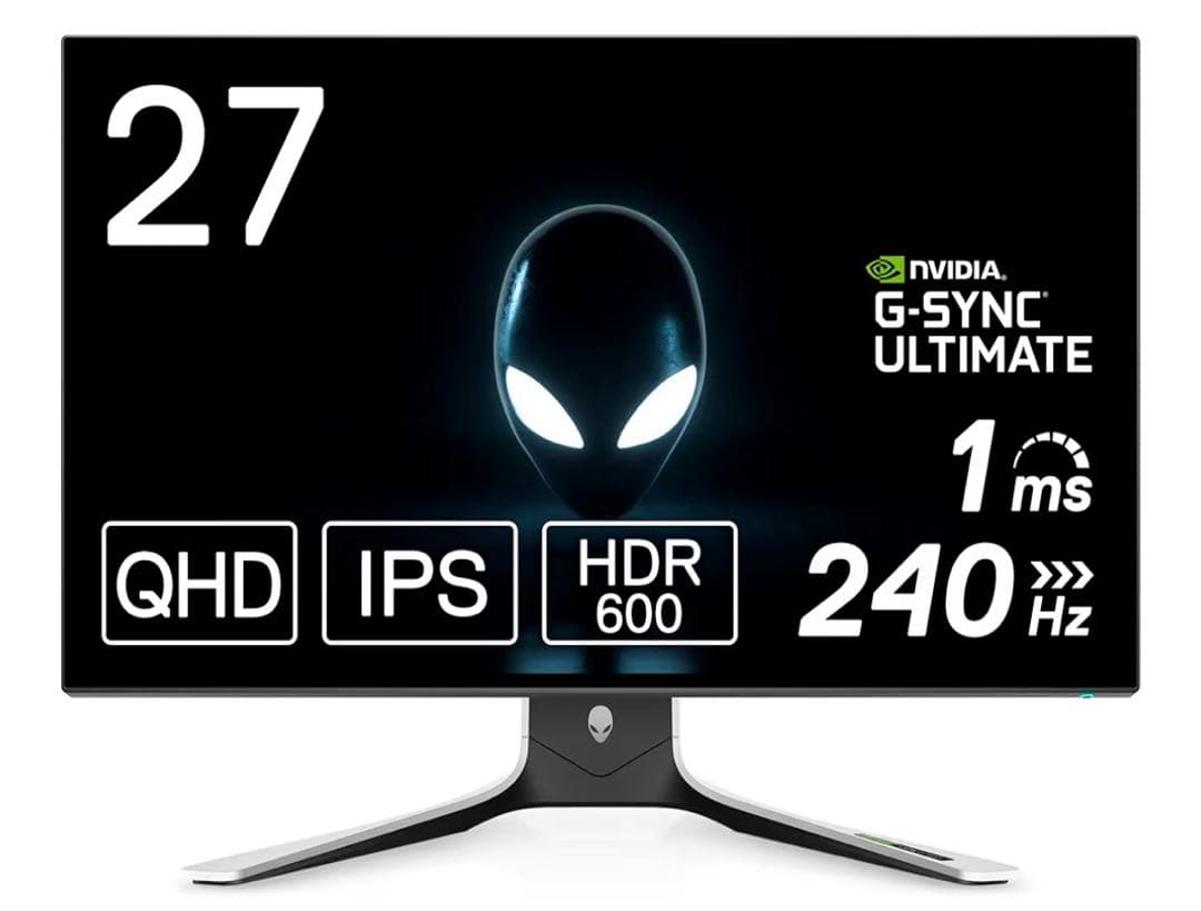ディスプレイ・モニター本体 DELL AlienWare AW2721D WQHD 240Hz HDR600 Alienware 27-Inch QHD Gaming Monitor: AW2721D | Dell USA