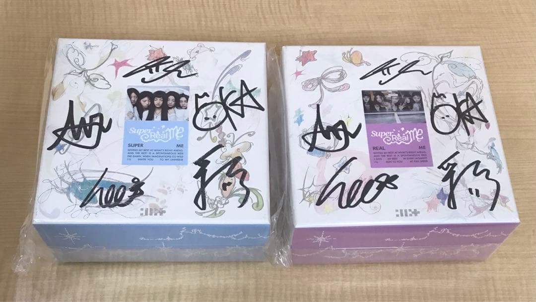 ❶ ILLIT Super Real Me サイン入り アルバム 2種 ILLIT 1st Mini Album [SUPER REAL ME] AUTOGRAPHED SIGNED ALBUM CD