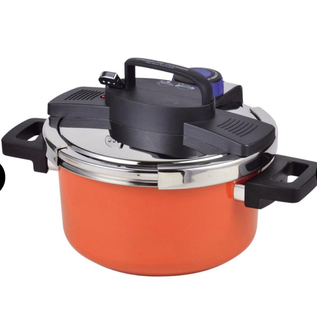 【新品・未使用】パール金属 圧力鍋 4.2L IH対応 HB-3296