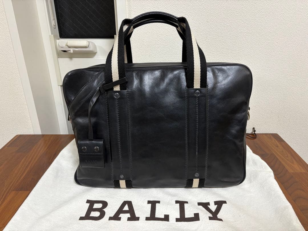 BALLY バリー ブリーフケース ビジネスバッグ ストライプ 本革 黒 楽天市場】BALLY バリー ブリーフケース TEDAL MD メンズ レザー