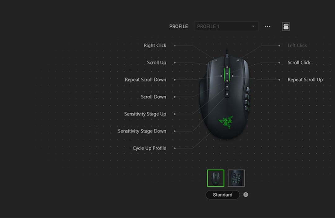 希少 Razer Naga 左手用/左利き用 ゲーミング マウス - メルカリ