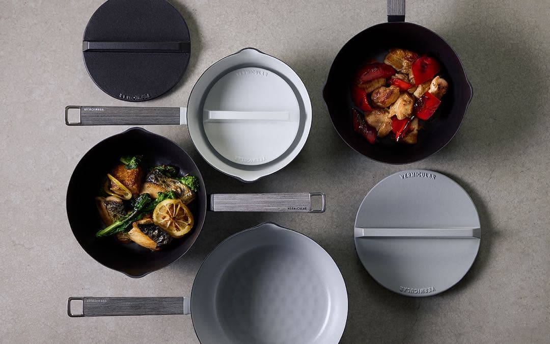 VERMICULAR Yukihira ブラック 18cm ＋専用蓋2種セット - メルカリ