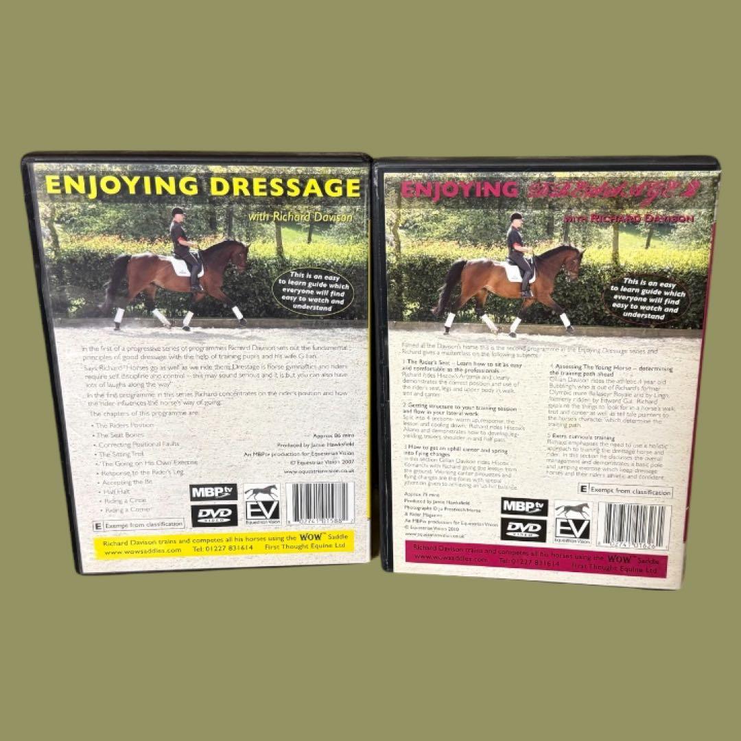 馬場馬術DVD 2枚組 ENJOYING DRESSAGE 1&2