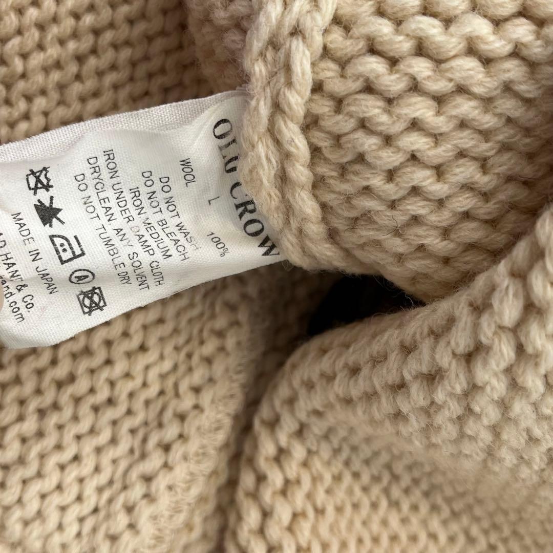 OLD CROW GLAD HAND カウチンニット L - メルカリ