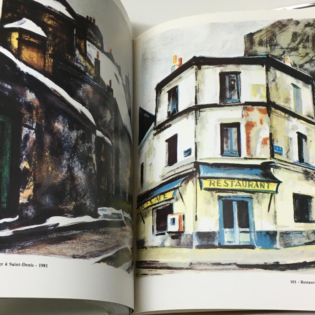 ▽31D 荻須高徳リトグラフ カタログ・レゾネ リトグラフ3図入 1982