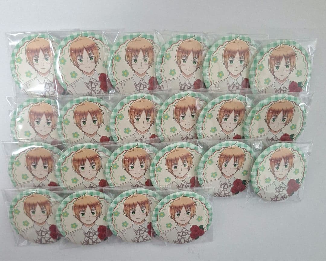 ヘタリア イギリス 缶バッジ フラワーパレード - メルカリ