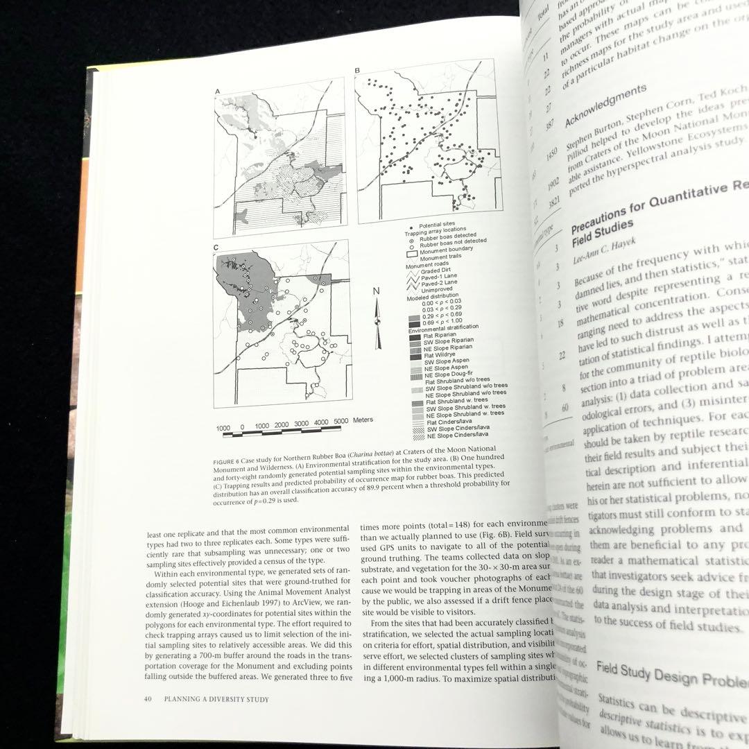 爬虫類の生物多様性 : インベントリーとモニタリングの標準的方法