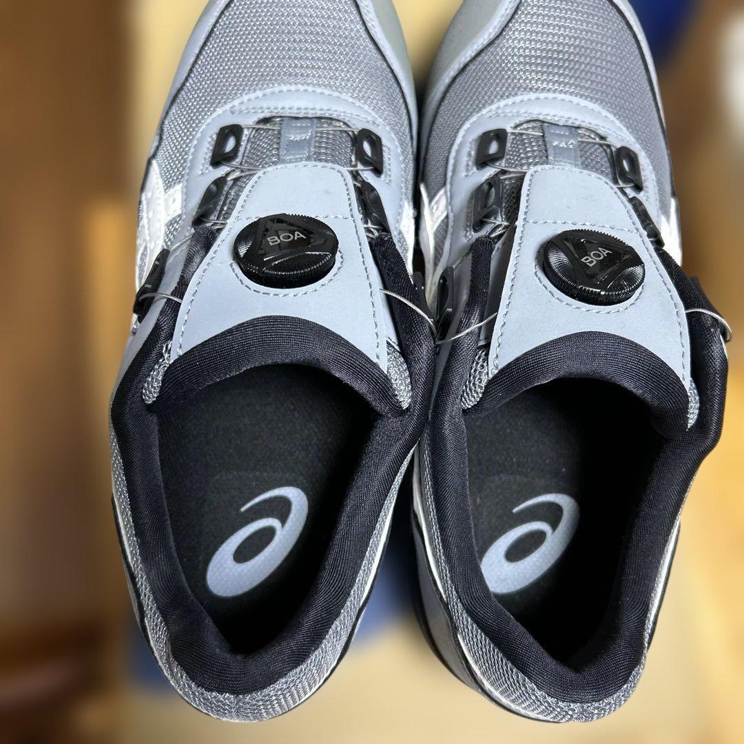 ASICS BOA安全靴　CP209 BOA安全靴 26.5cm グレー