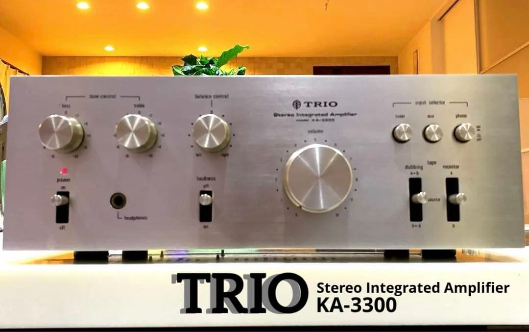 TRIO プリメインアンプ KA-3300 動作品トリオ - メルカリ