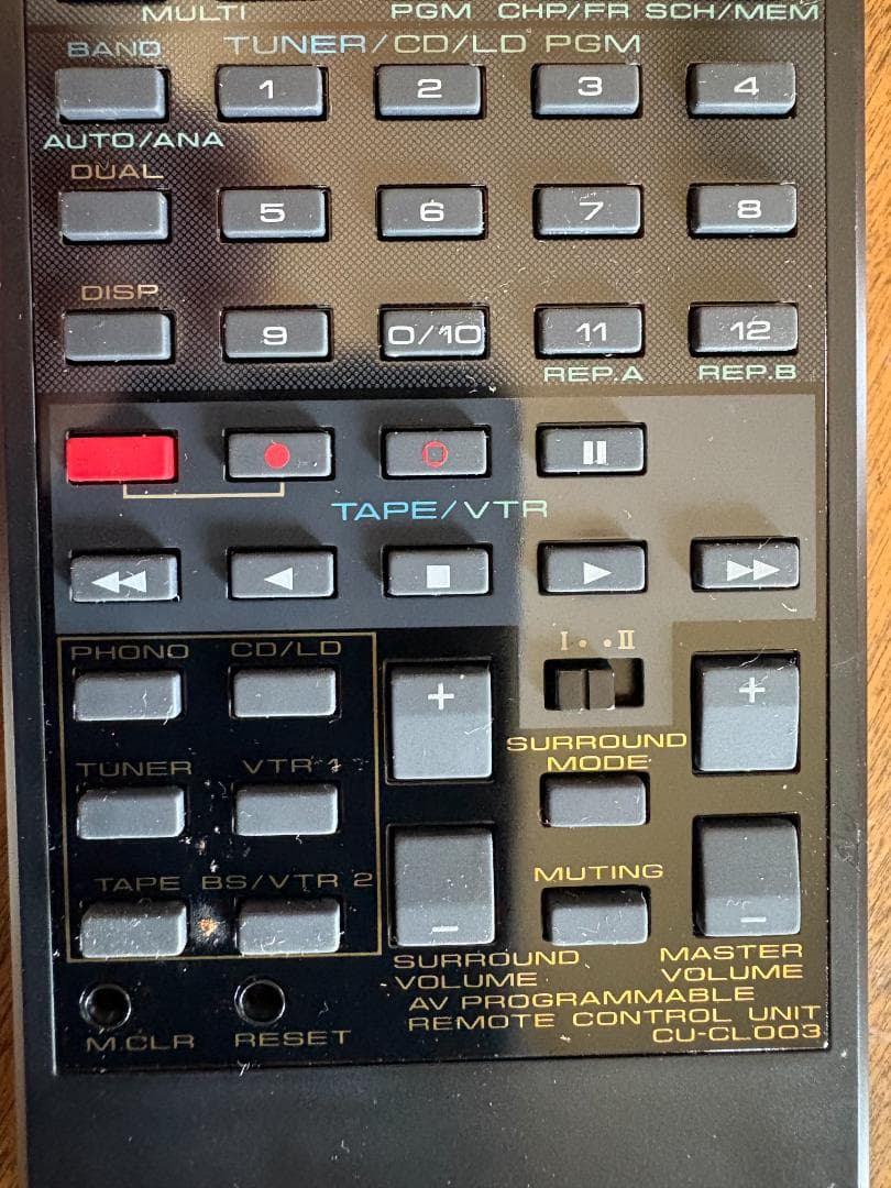 パイオニア システムコンポ Wave CL-X90用リモコン CU-CL003 - メルカリ