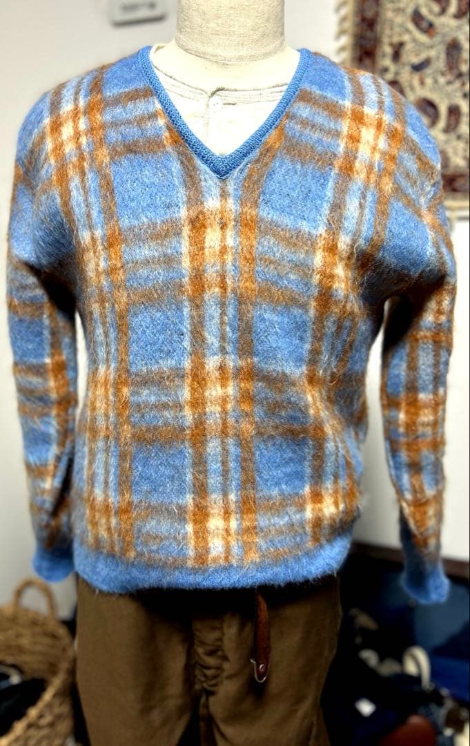 ち*ぼ様 超レア　50s ペンドルトン　モヘアニット　セーター　ヴィンテージ 5%OFFセール】ペンドルトン PENDLETON モヘアニット セーター カーリー