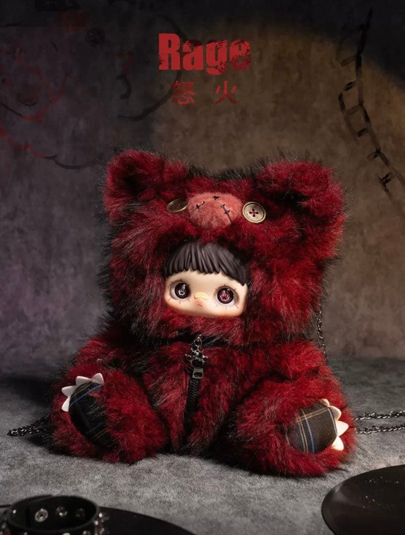 MayMei 霉霉 反逆シリーズ ぬいぐるみメイメイ 400％ 赤 くま - メルカリ