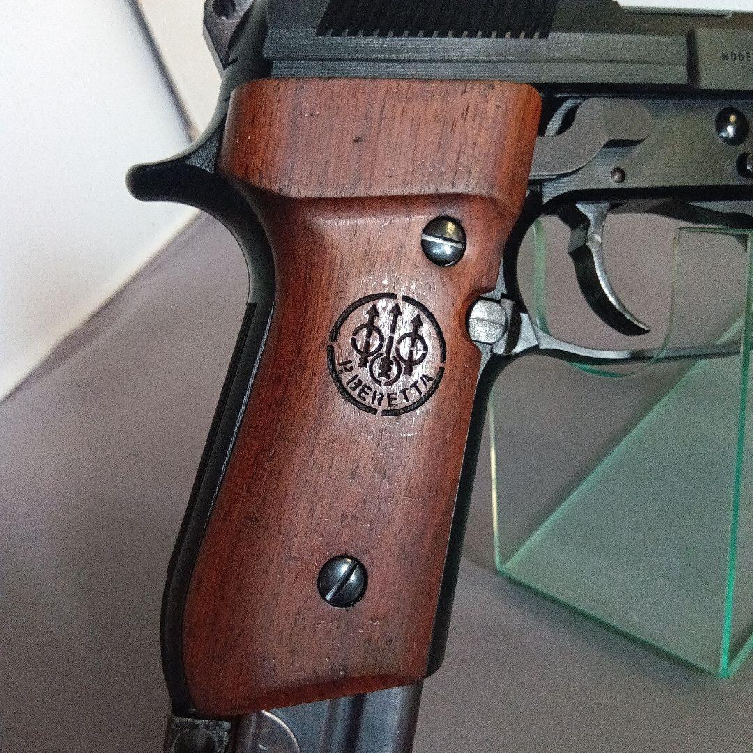 エムジーシー MGC M93R ベレッタ 固定スライド 木製グリップ - メルカリ