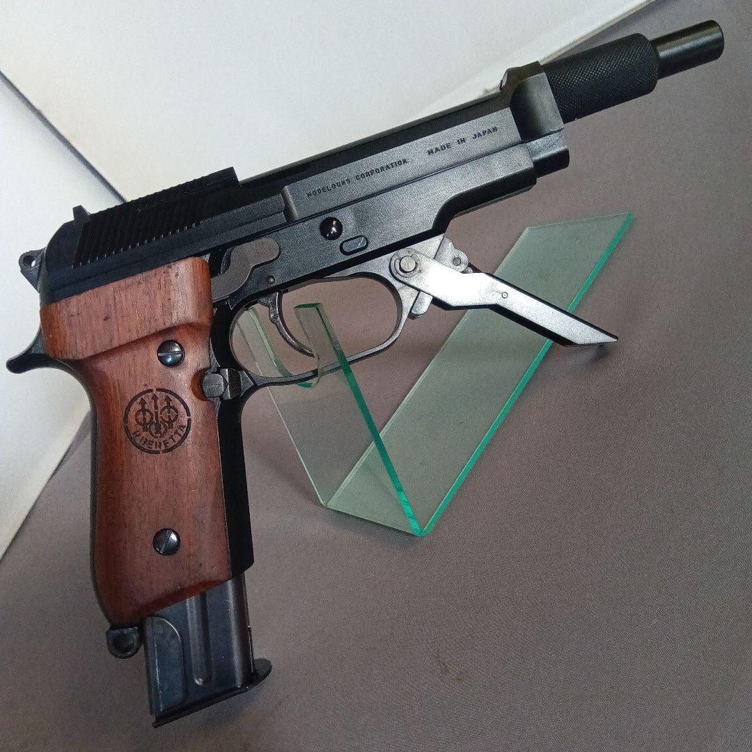 エムジーシー MGC M93R ベレッタ 固定スライド 木製グリップ - メルカリ