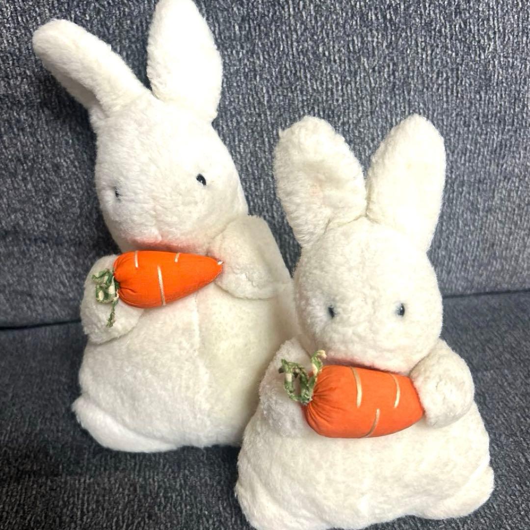 セキグチ にんじんうさぎ ぬいぐるみ 昭和レトロ - メルカリ