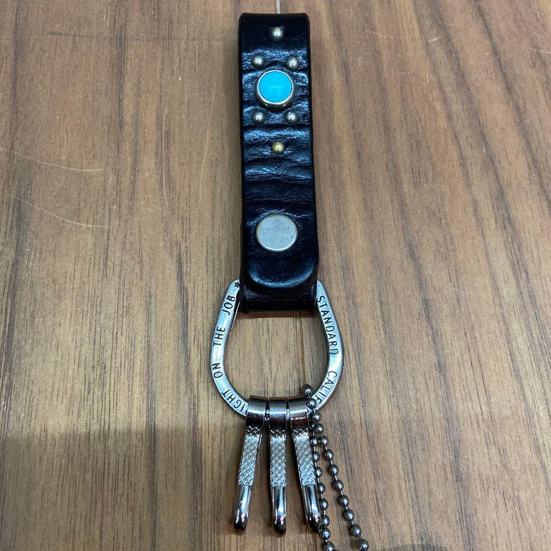 HTC キーホルダー ターコイズ シルバースタッズ - メルカリ