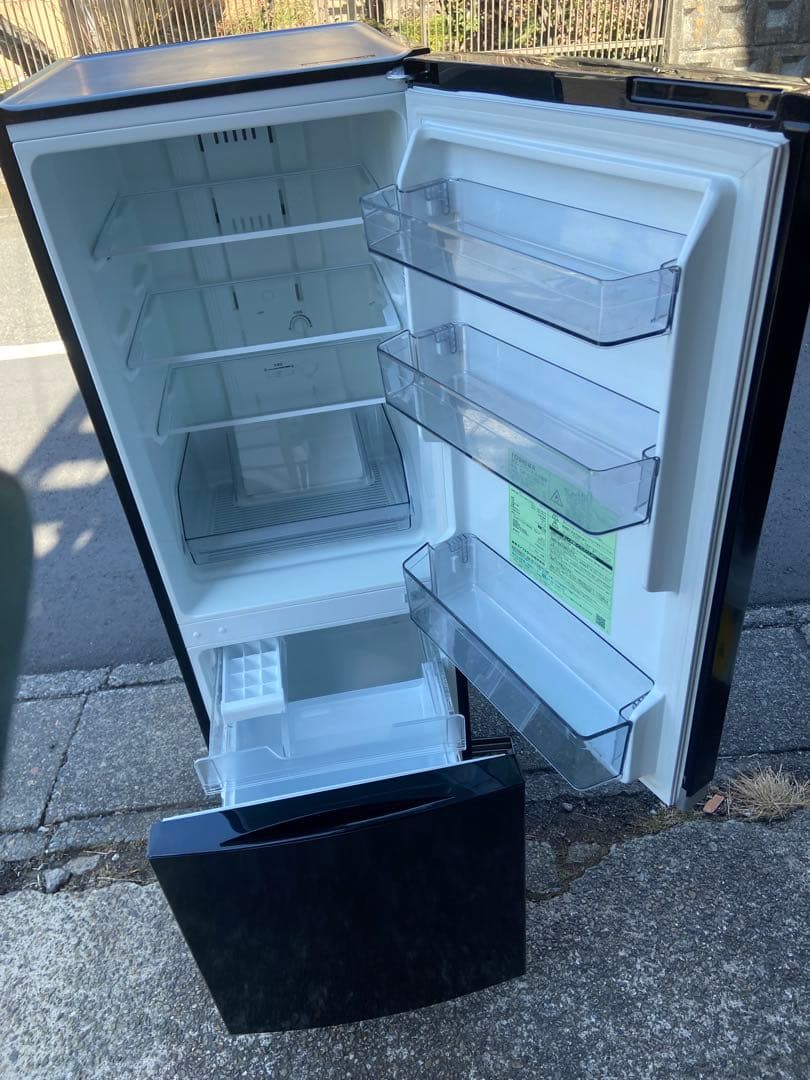 T398 TOSHIBA 2021年製 153L 冷蔵庫 ブラック - メルカリ