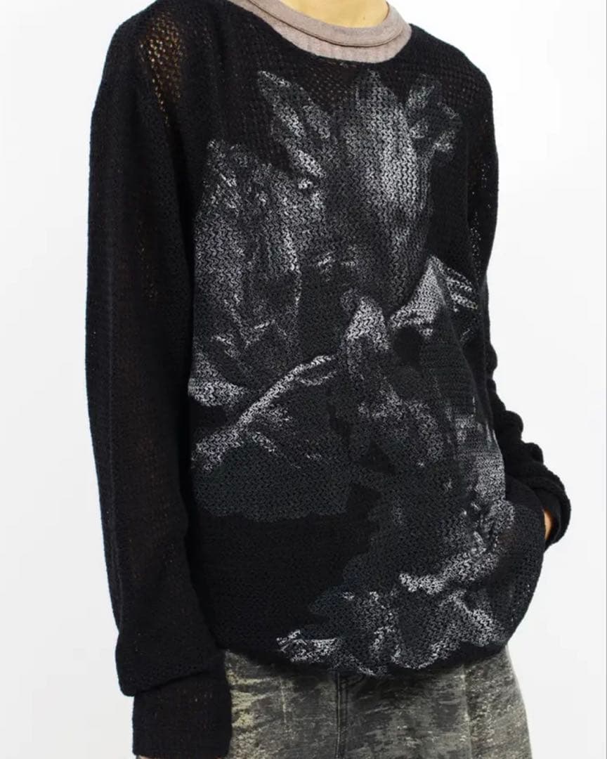 【定価44,000円】ターク/TAAKK フラワープリントニット　サイズ2 ターク/TAAKK フラワープリントニット サイズ2 - メルカリ