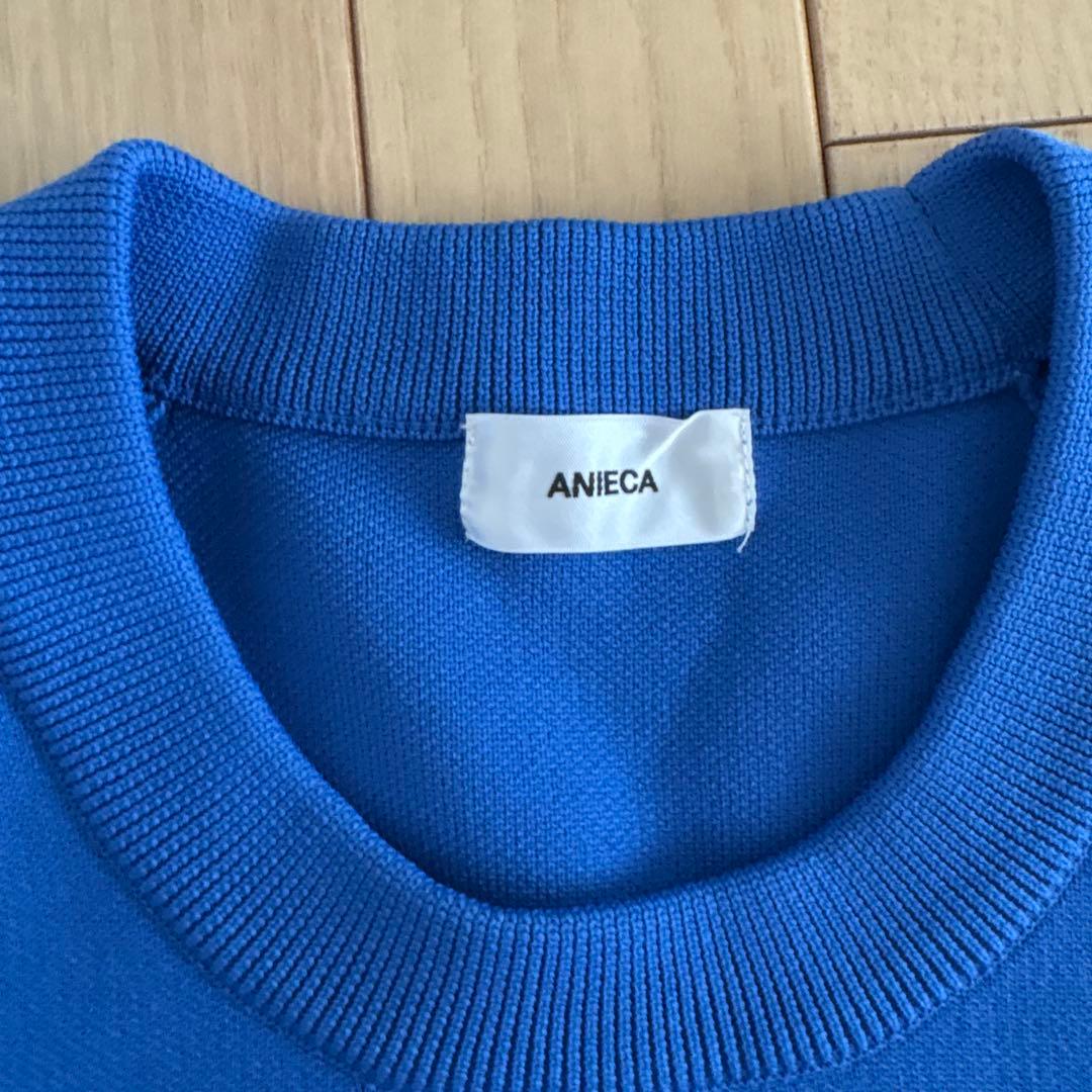 ANIECA エルボーパッチスウェットニット ブルー - メルカリ