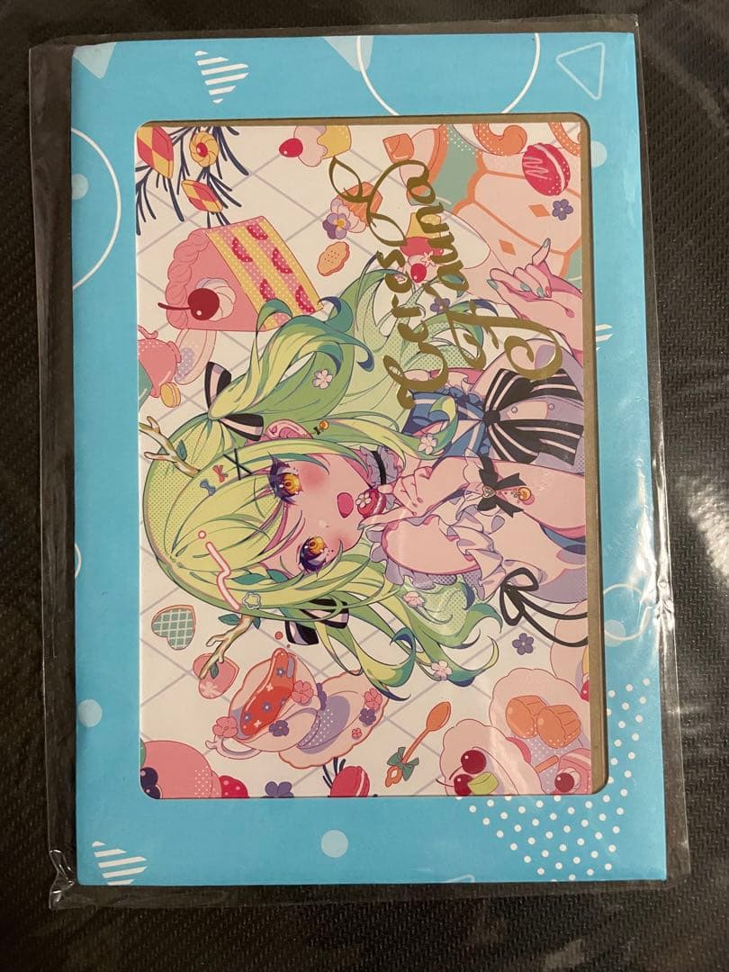 セレス・ファウナ 誕生日記念2023 箔押し複製サイン入りポストカード