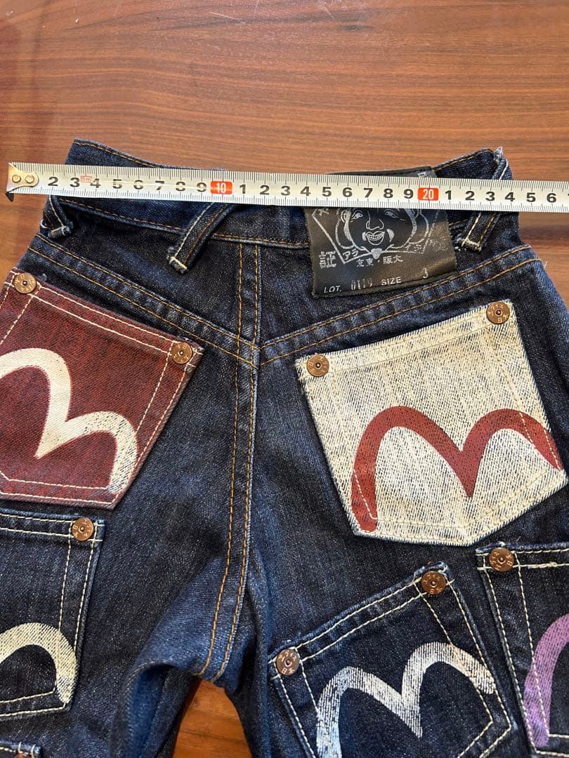 エヴィス ジーンズ キッズ メニーポケット デニム サイズ3 - メルカリ