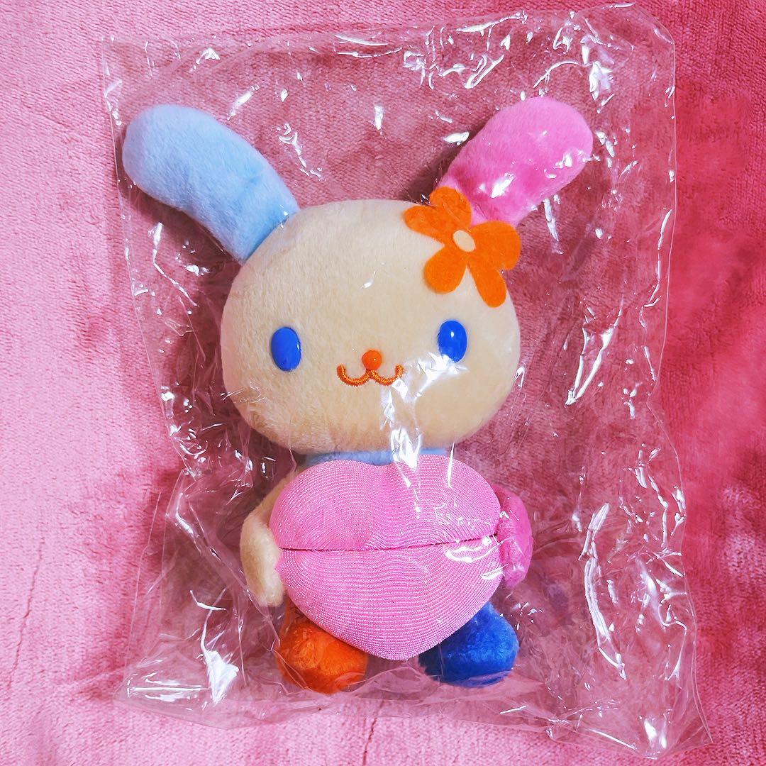 希少レア ウサハナ ぬいぐるみ 小物入れ 平成レトロ 当時品 サンリオ
