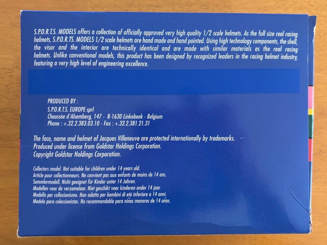 直筆サイン入り J.ヴィルヌーヴ 1/2 ウィリアムズ ヘルメット - メルカリ