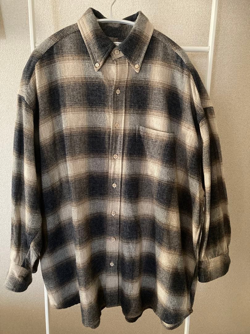 クチュールドアダム フランネルオンブレーシャツ菊池京子