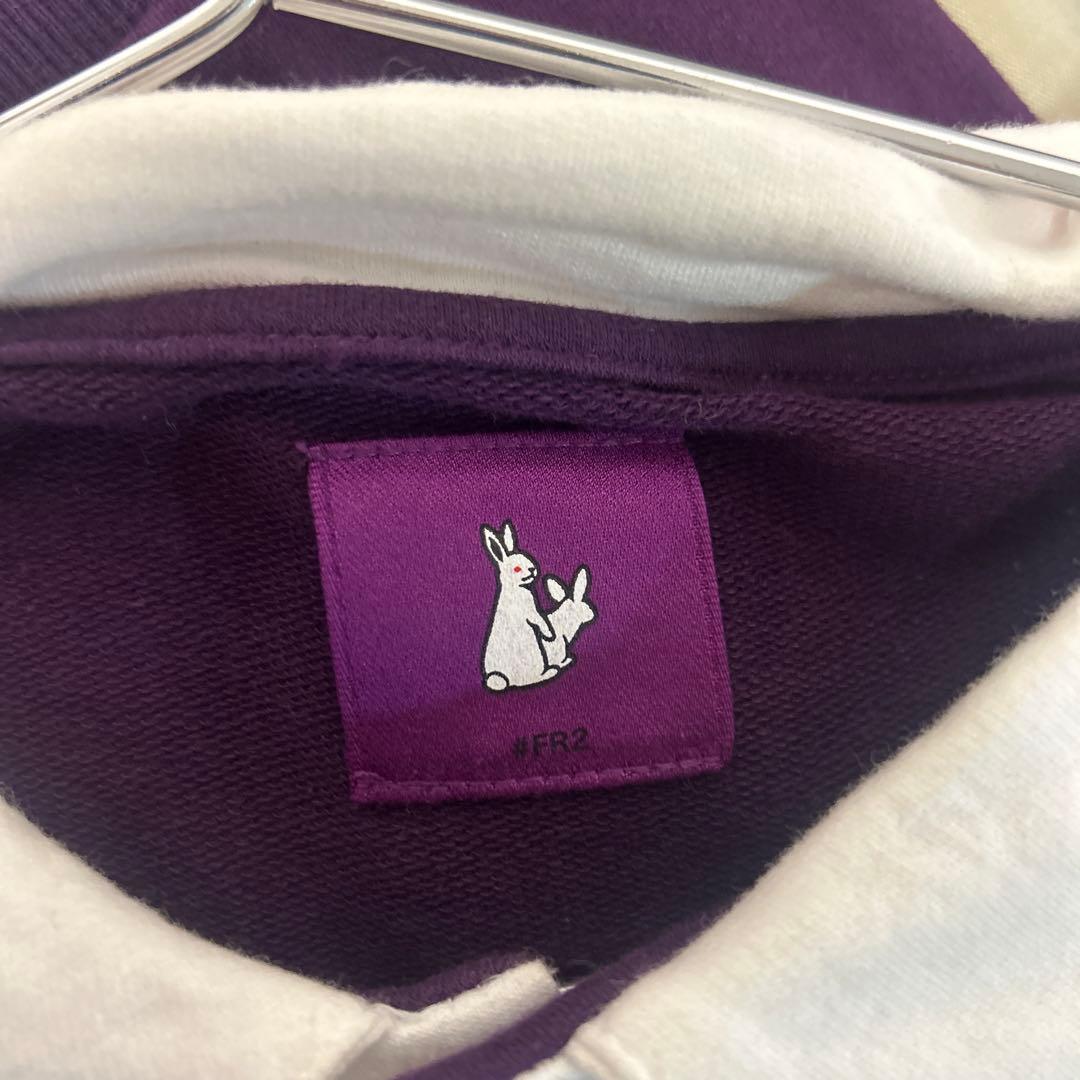 ☆激レアデザイン☆ FR2 ロンT ポロシャツ 京都限定 撫子 色情兎 紫 M