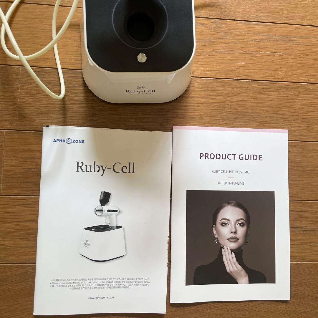 正規販売店から購入 ルビーセル エアブラシ 美顔器