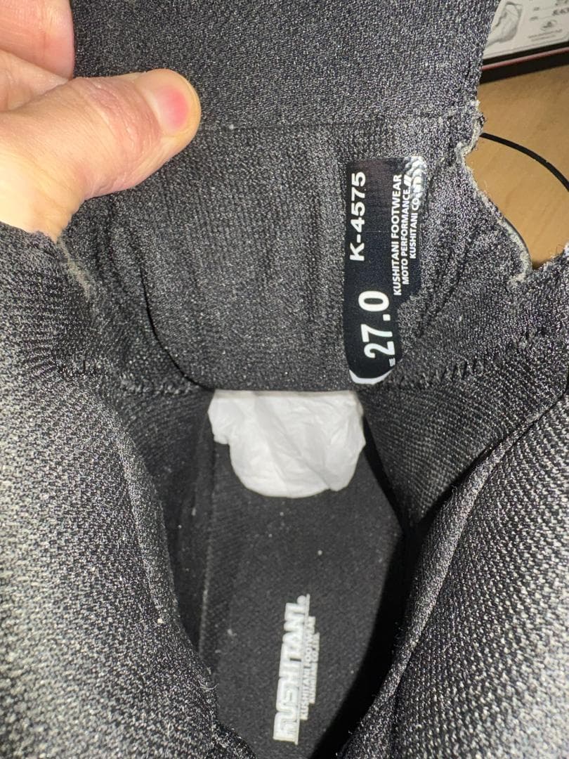 K-4575 ADONE SHOES 27.0cm ブラック