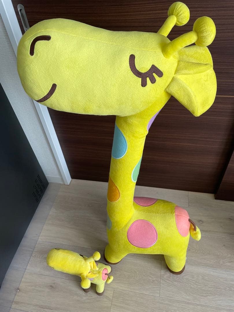 非売品】1mセット／nanaco（ナナコ）キリン／ぬいぐるみ - メルカリ