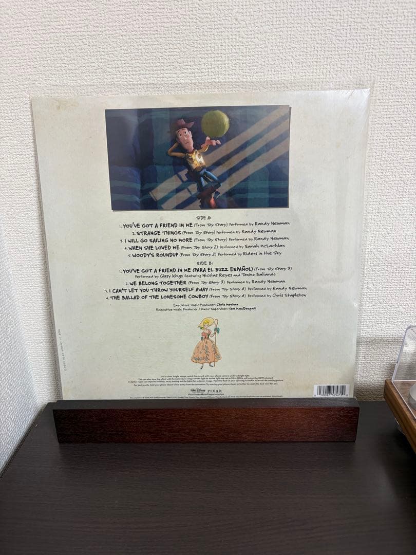 新品未開封 TOY STORY 30周年 レコード ゾートロープ トイストーリー