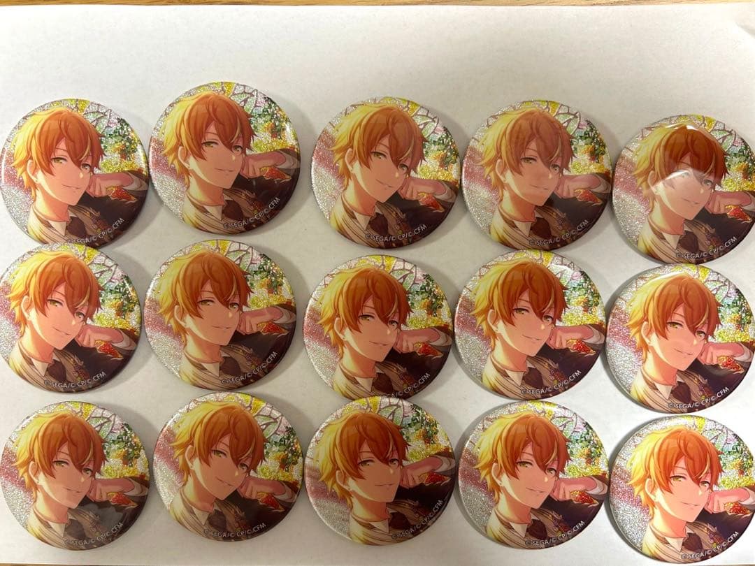 プロセカ 東雲彰人 純ブラ グリッター缶バッジ vol.10A - メルカリ