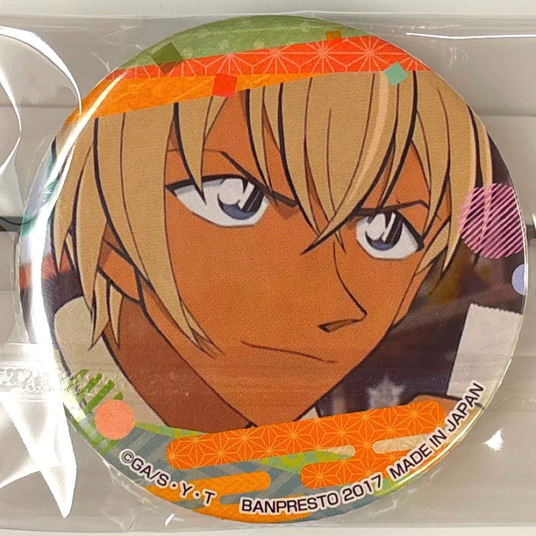 名探偵コナン 1番カフェ 茶屋 缶バッジ 安室透 古谷零 安室 2017