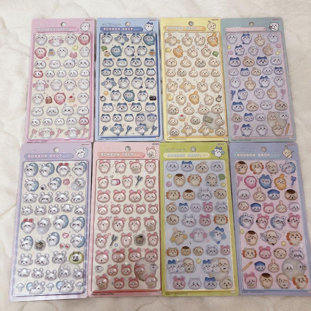 正規品】ちいかわ 第1弾 第2弾 ボンボンドロップシール 8種セット