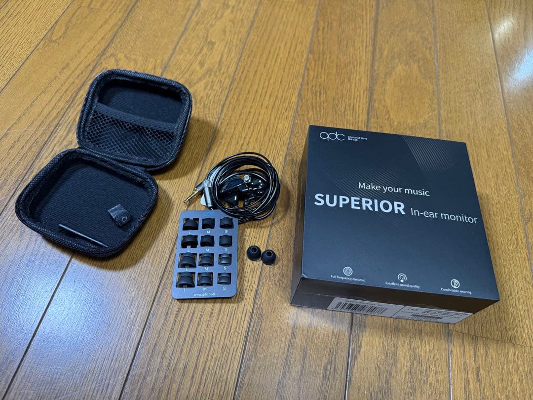 qdc SUPERIOR ＆ MAPro 1000Ⅱ 黒色