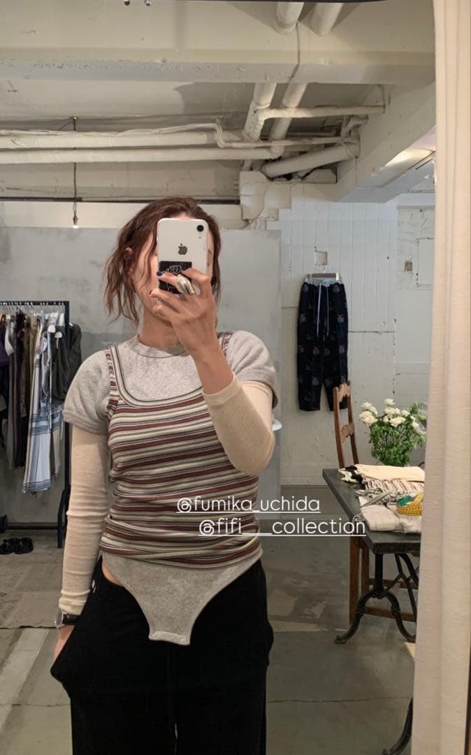 FUMIKA_UCHIDA マルチ ボーダー キャミソール - メルカリ