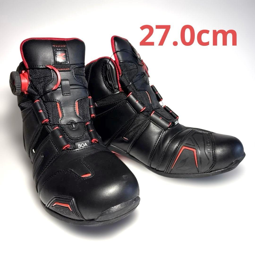 【無】TAICHI バイクシューズ ブラック/レッド27.0センチ タイチ公式通販】RSS013 DRYMASTER アローシューズ | TAICHI