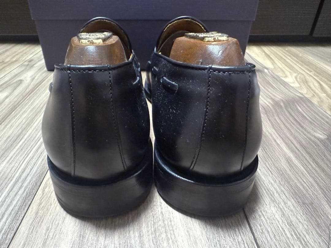 極美品　Berwick タッセルローファー　28.5cm ブラック　レザーソール