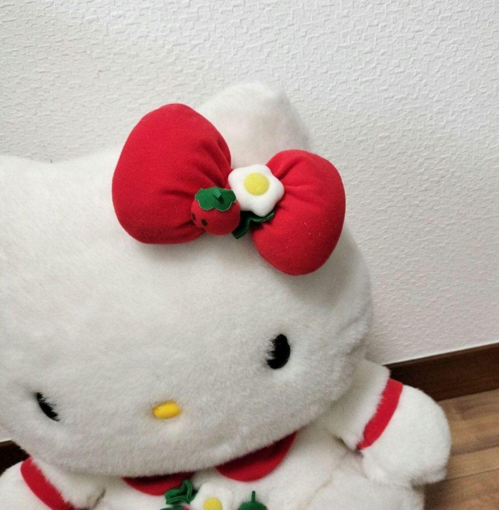 サンリオ ハローキティ 大きなぬいぐるみ レトロ - メルカリ