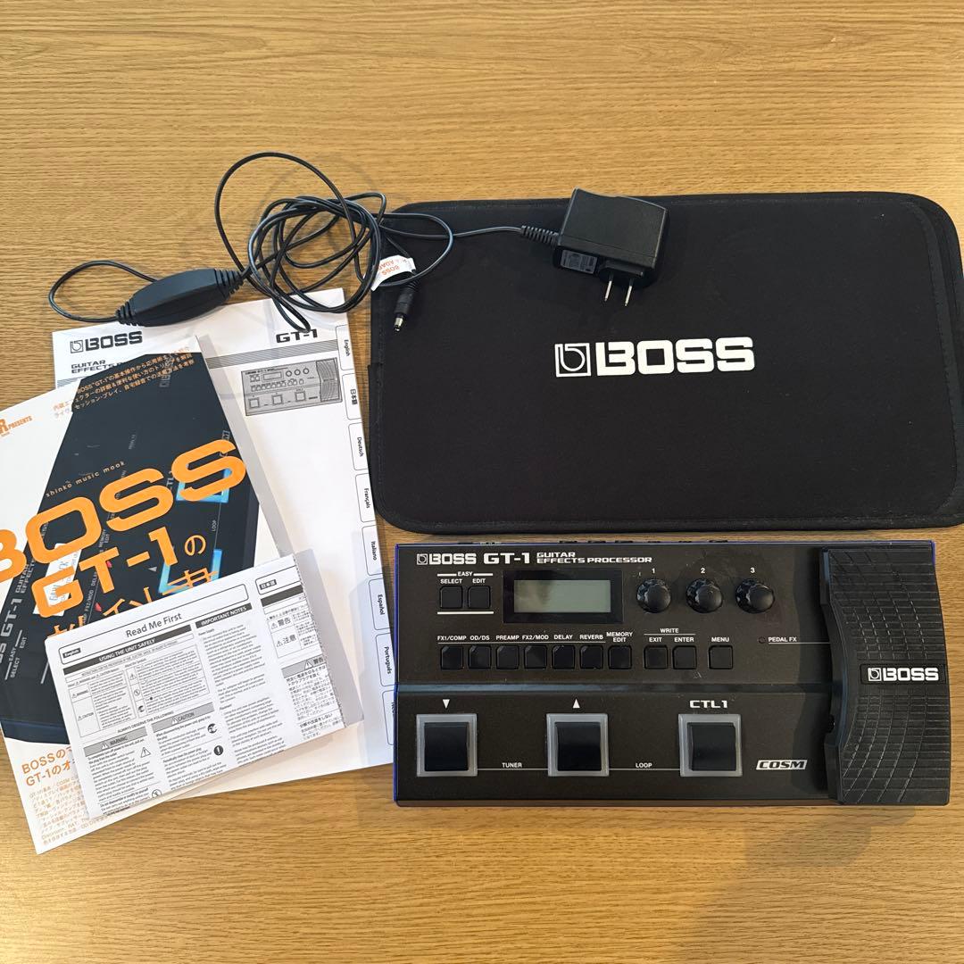 BOSS GT-1 ギターエフェクター 教科書付き