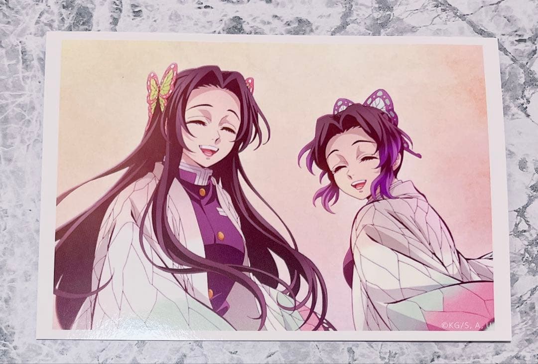 鬼滅の刃 無限城編 胡蝶しのぶ ブロマイド 胡蝶姉妹 dining ポスト